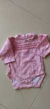 2 Bodys Rosa de Menina lindos tamanho 1-3 e 6-8 meses
