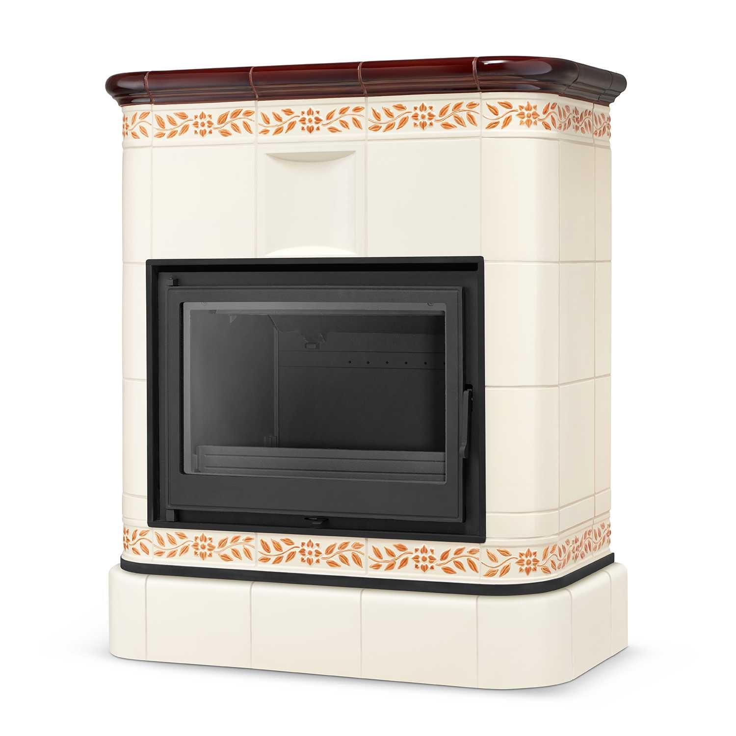 Piec kominek piecyk koza kaflowy ceramiczny obudowa kominkowa SICILIA