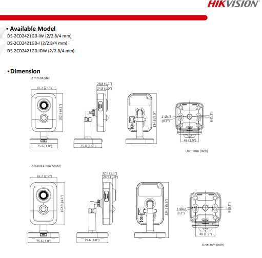 Відеокамера Hikvision 2MP аудіо/мікрофон