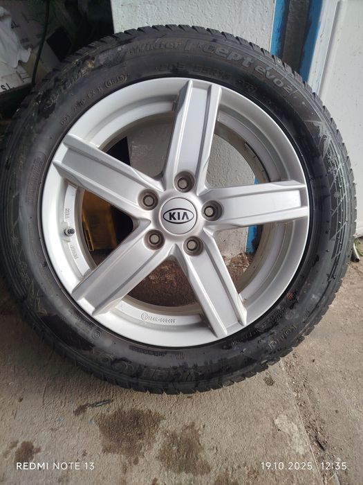 Koła Alu Kia Cee'd 6,5Jx16(5x114,3,ET50)+Opony Hankook 205/55R/16 91H