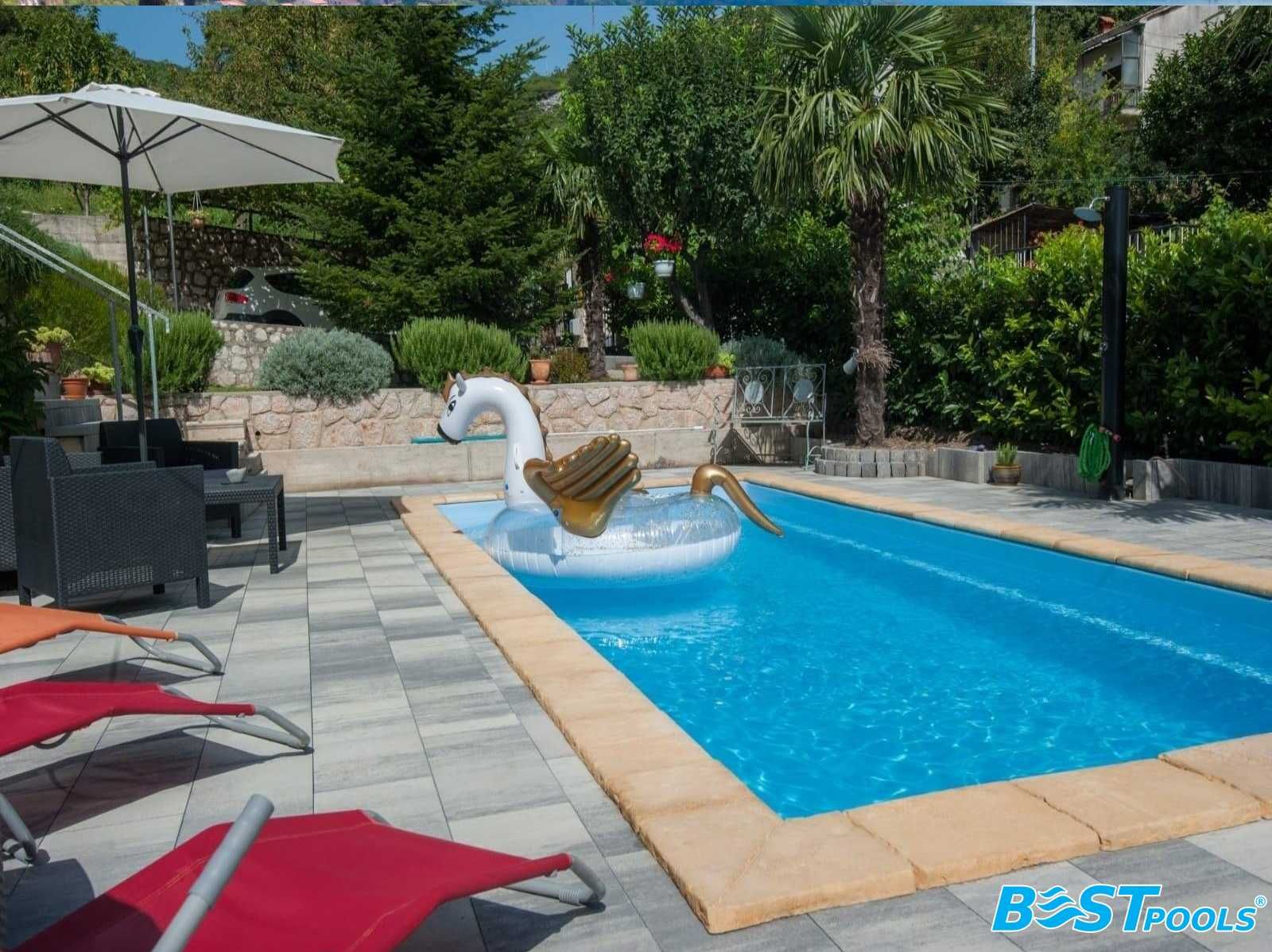 Basen ogrodowy IBIZA 5.0x3.2x1.55 z filtracją - PRODUCENT Bestpools