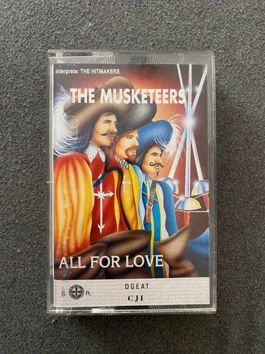 Cassete Áudio – The Musketeers All for Love (1994, Espacial)