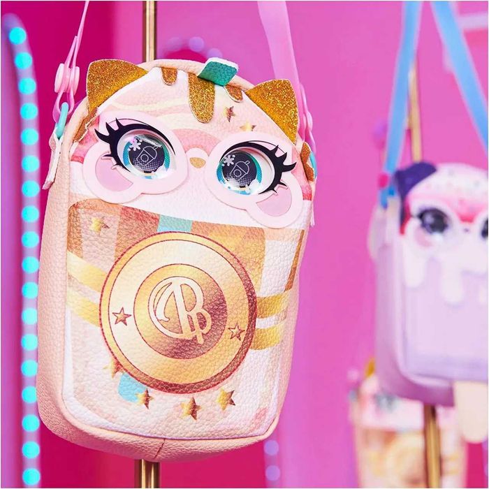 Інтерактивна сумочка на пояс зі світлом Кішка Purse Pets Catpuchino