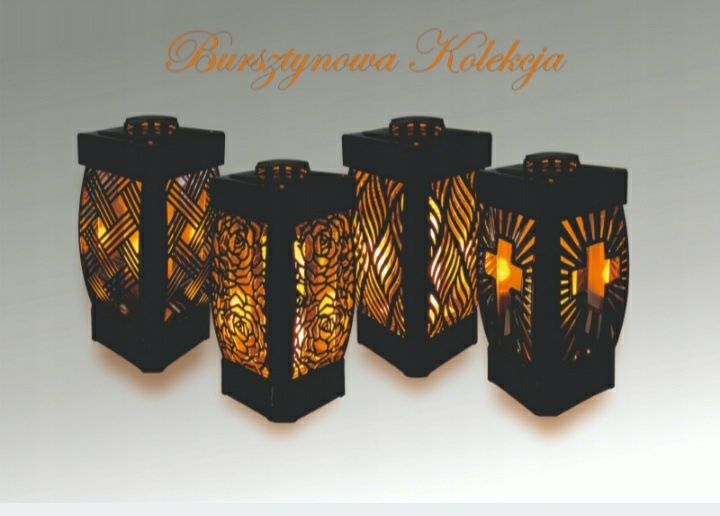 Znicz lampion Glamour Rattan czarny wysokość 25cm.