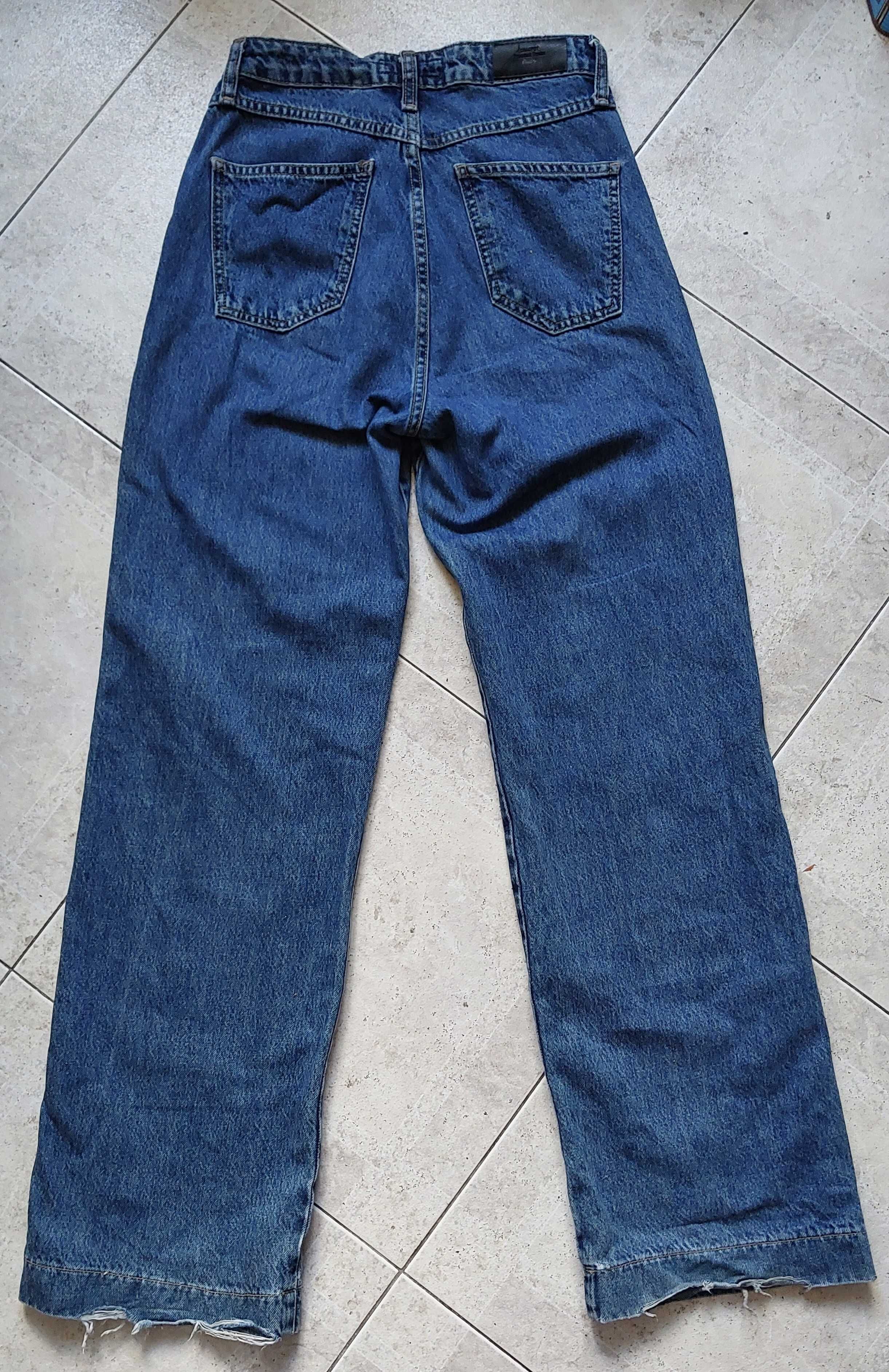 Широкі джинси CRACPOT з високою посадкою розмір 27 /EUR38