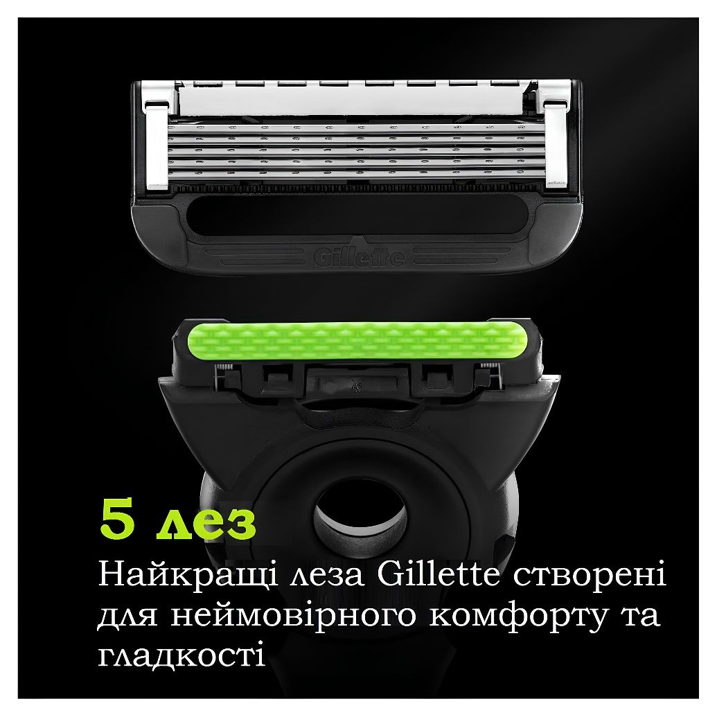 Змінні леза Gillette Labs Exfoliating bar (виробництво США), 4+6=10 шт
