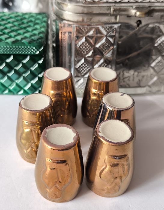 Piękna stara ceramika Zagórski i syn karafka