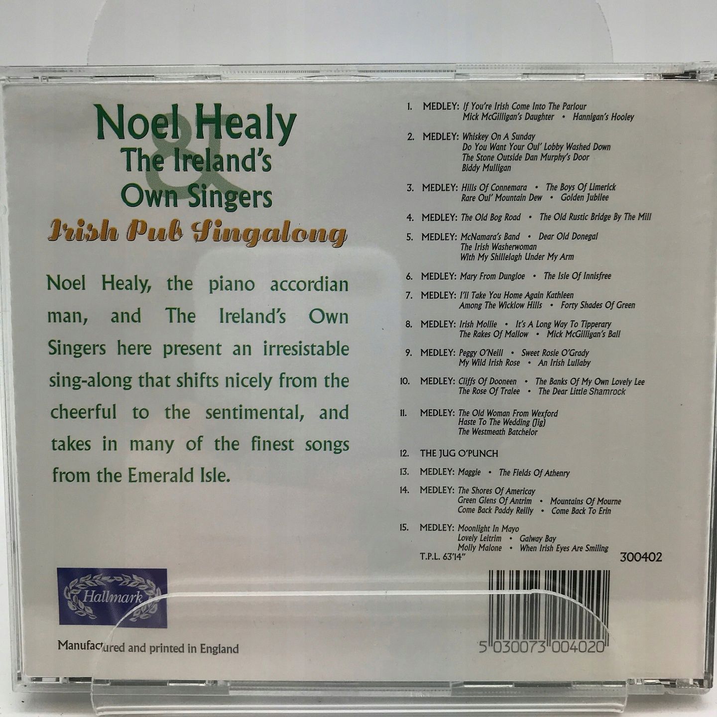 Cd - Noel Healy - Irish Pub Singalong