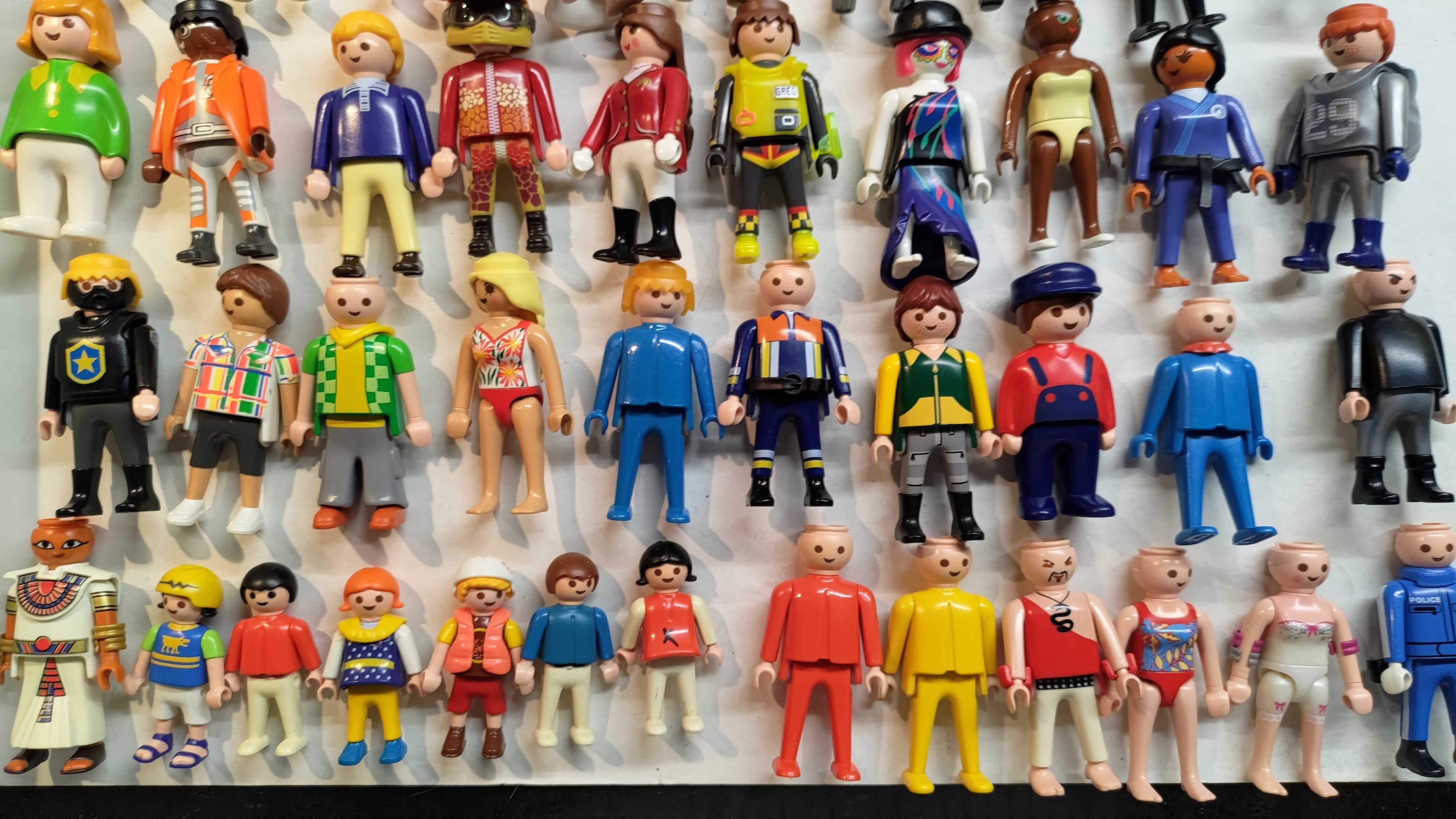 Playmobil лот фигурки игрушки 47 штук солдатики  полиция кони