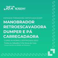 Curso Manobrador Retroescavadora, Dumper e Pá Carregadora | 16 horas