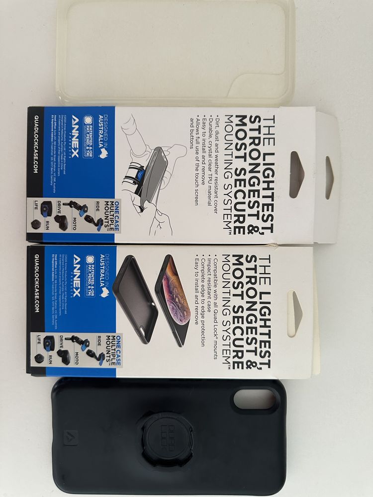 Vendo capa QuadLock + poncho (iPhone XR)