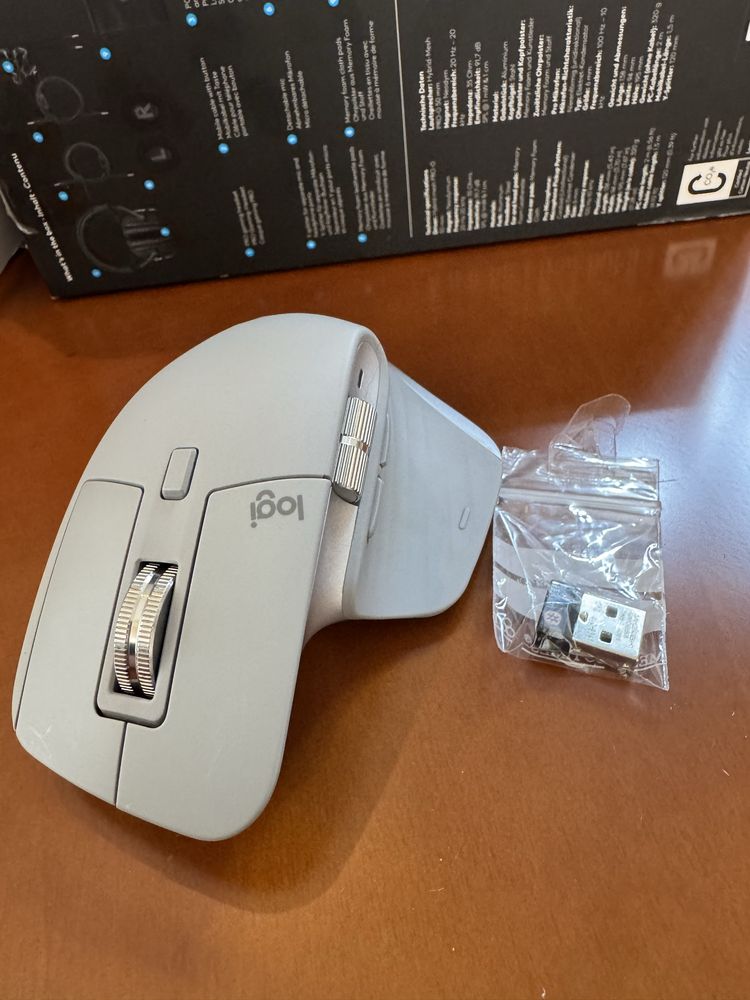 Logitech MX Master 3S Performance Wireless Mouse Bluetooth Pale Grey