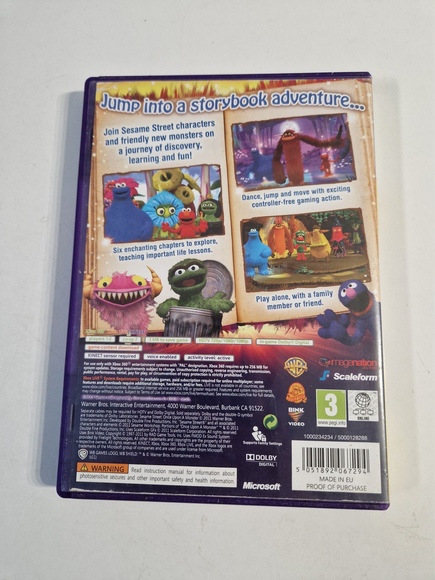 Gra Once Upon A Monster Xbox 360 Kinect Dla Dzieci Komis