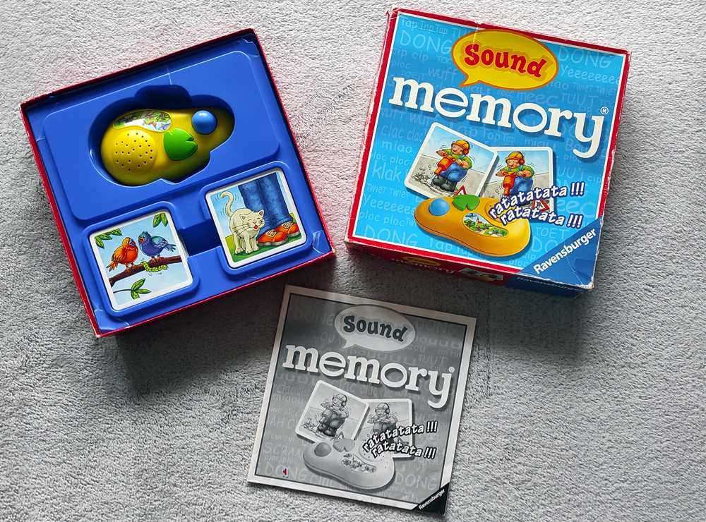 Детская звуковая игра Memory Ravensburger c интерактивным пультом