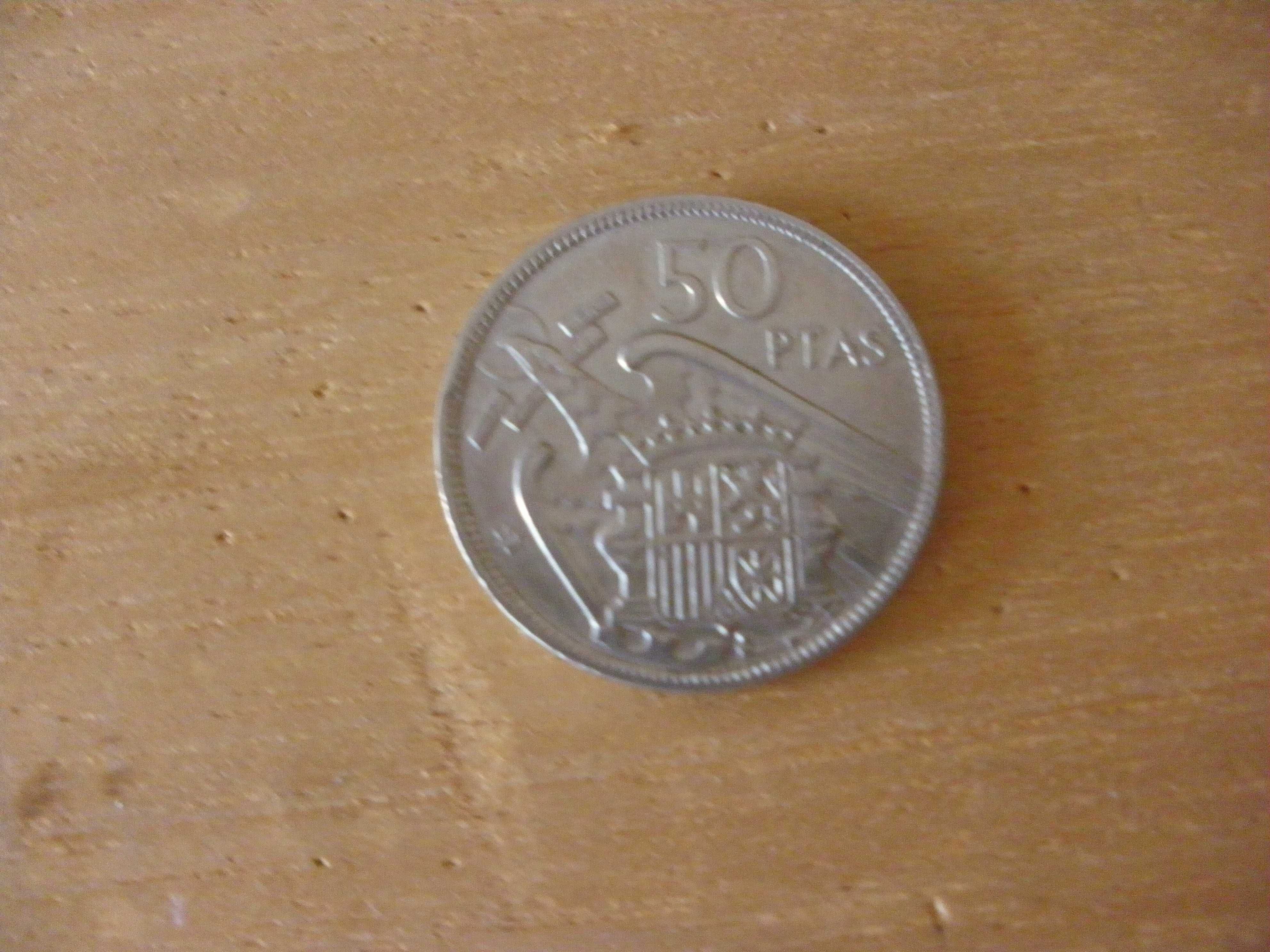 Moeda 50 pesetas 1957