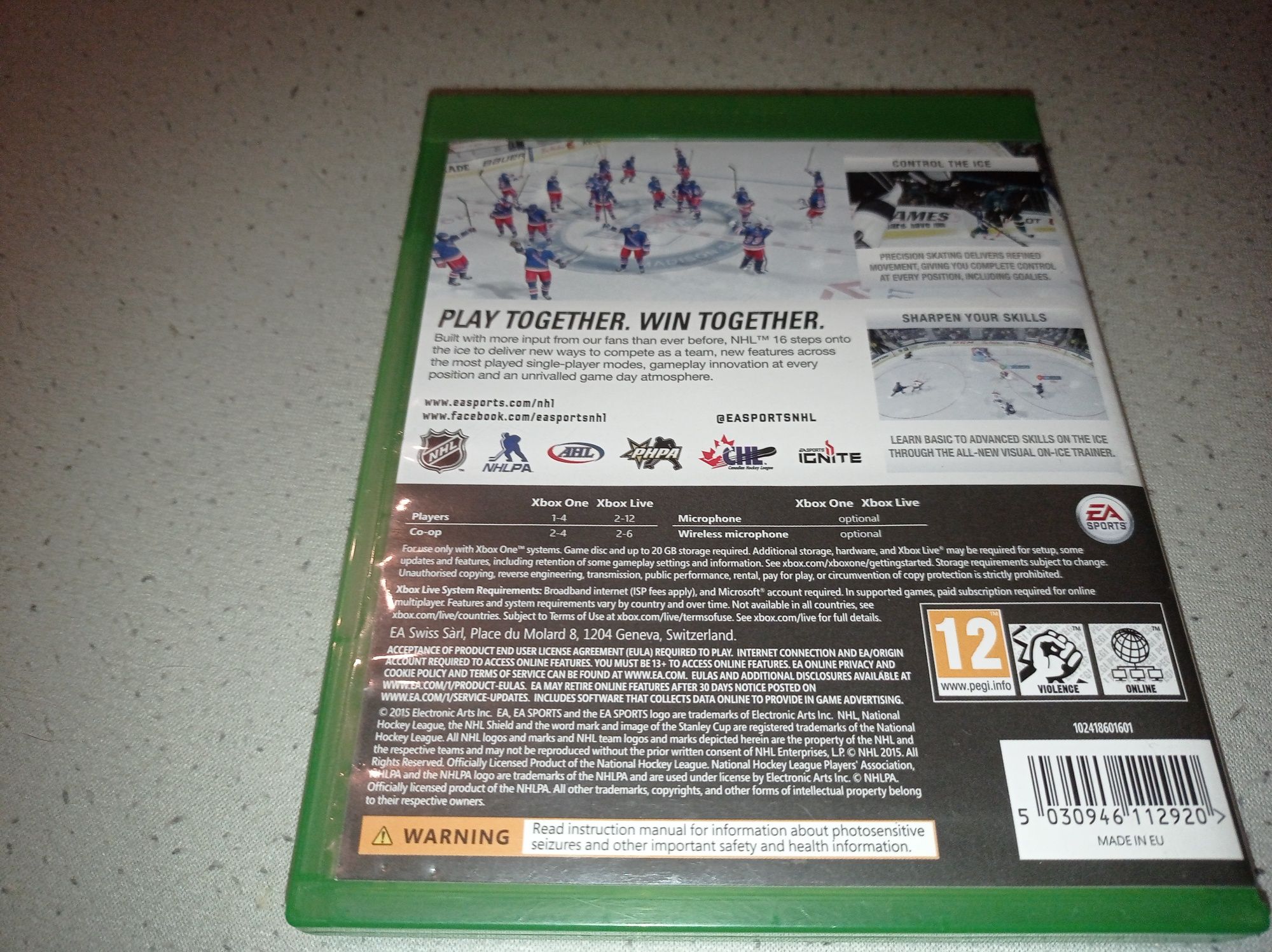 Gra na Xbox One NHL16