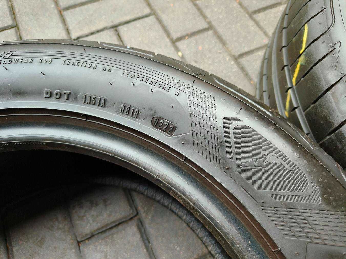 235/55 103Y R17 GOODYEAR Asymmetric5 7mm 2022r Letnie Opony 2szt Ładne
