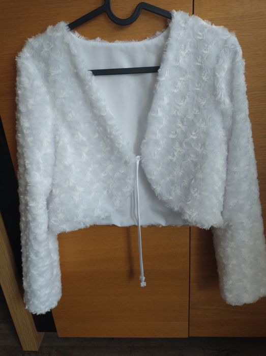 Bolerko białe komunijne rozm. 146