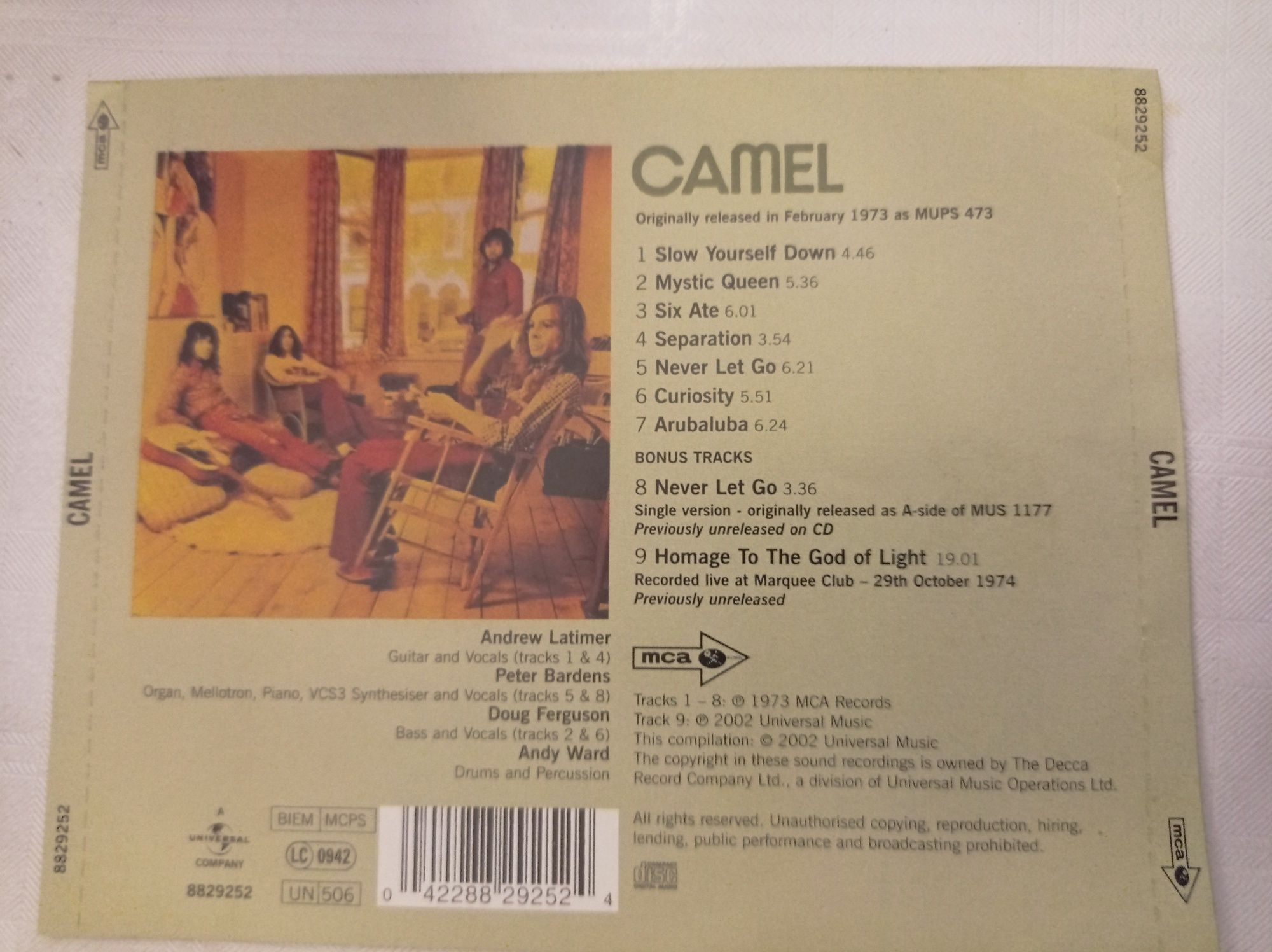 Camel - Camel płyta CD