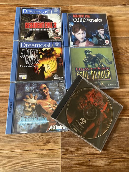 Sega Dreamcast: Resident Evil, Alone in the Dark, Sonic Adventure, UFC
