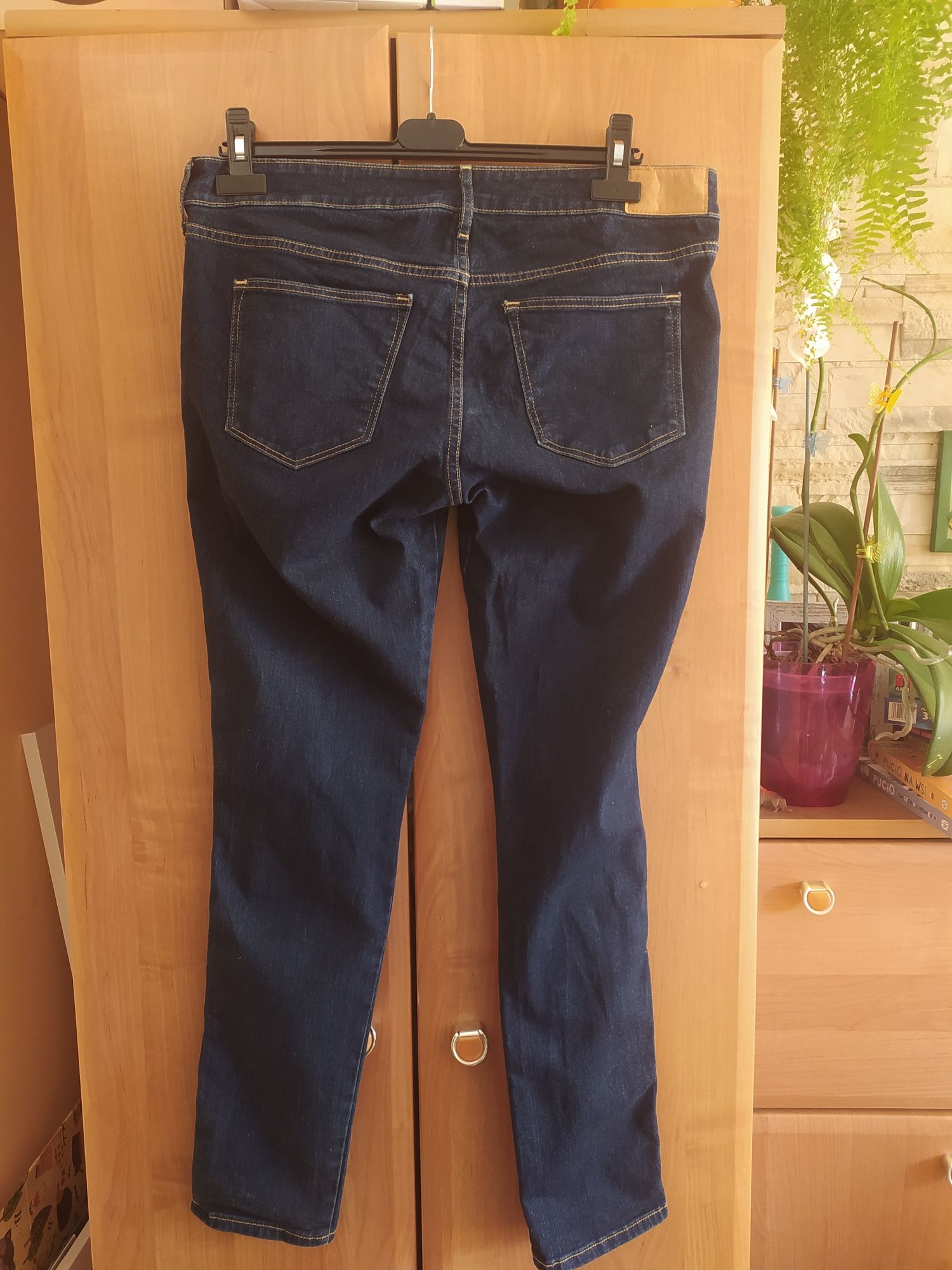 Spodnie jeansy dżinsy skinny bawełniane rozmiar  40 L H&M