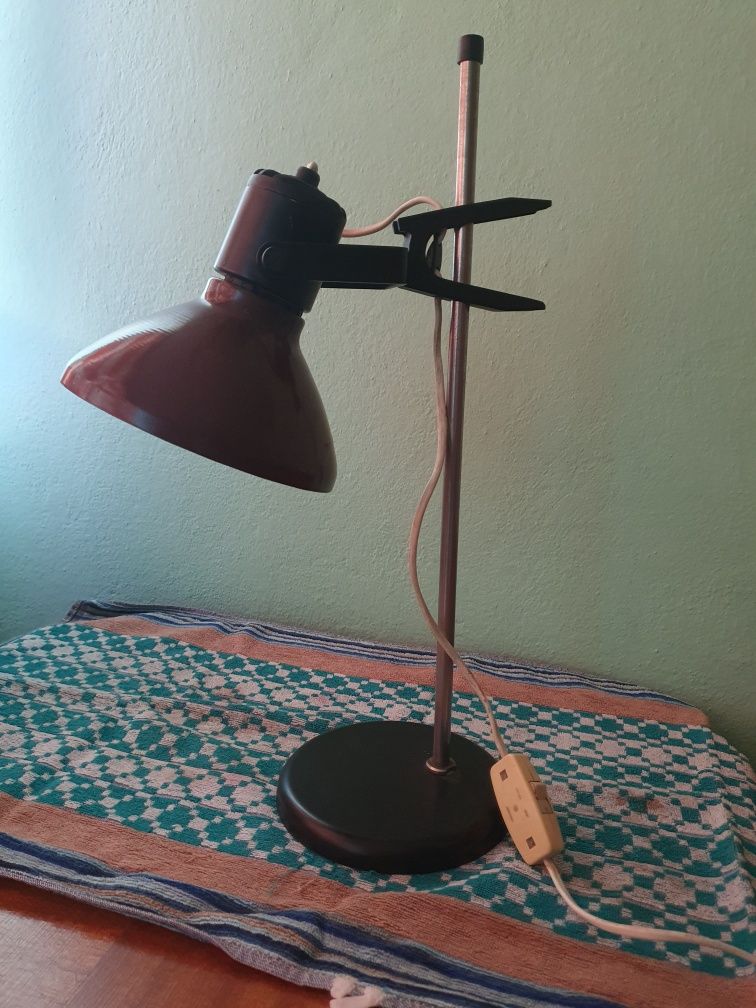 Lampa biurkowa PRL