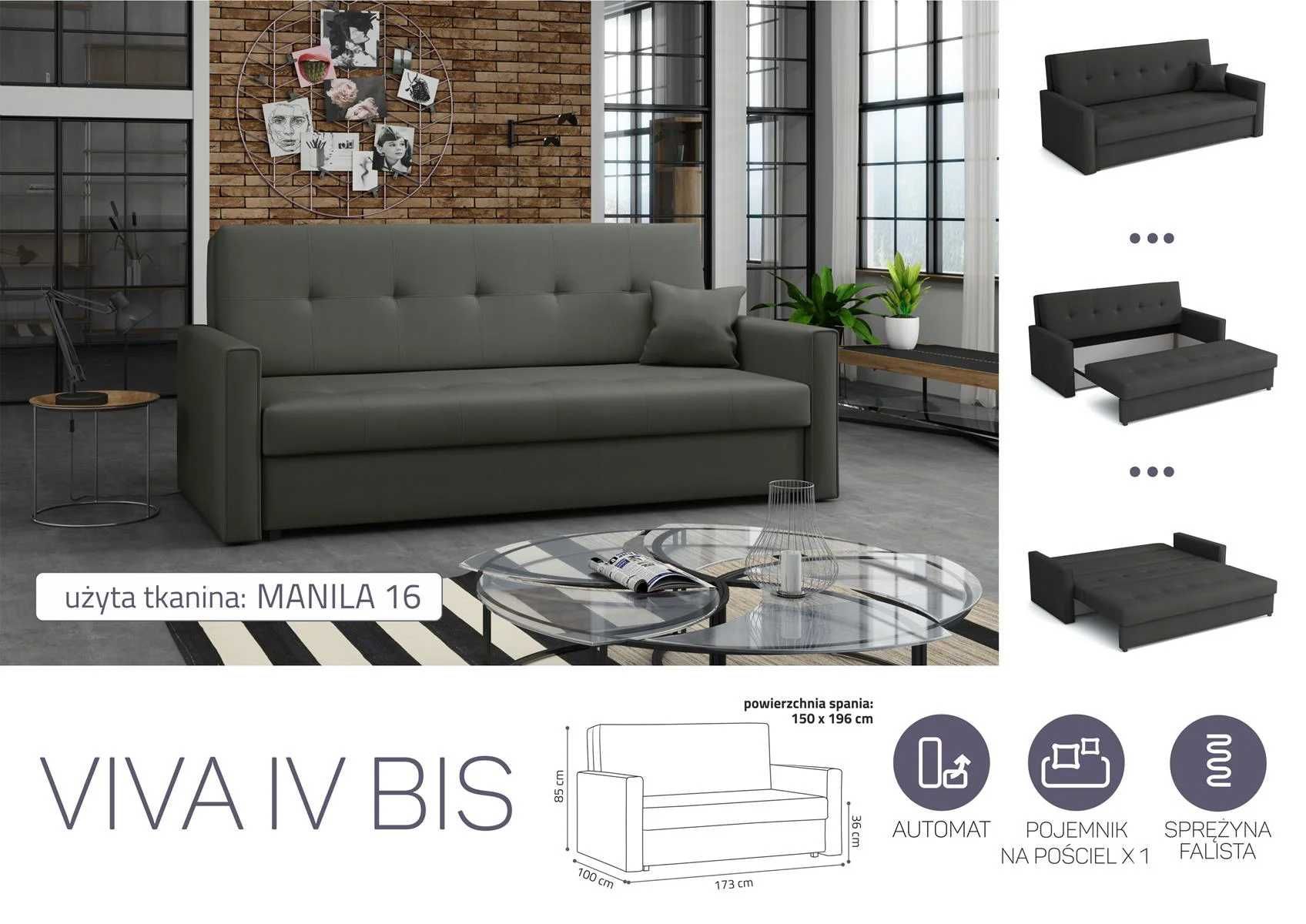 Sofa/Kanapa Viva IV Bis