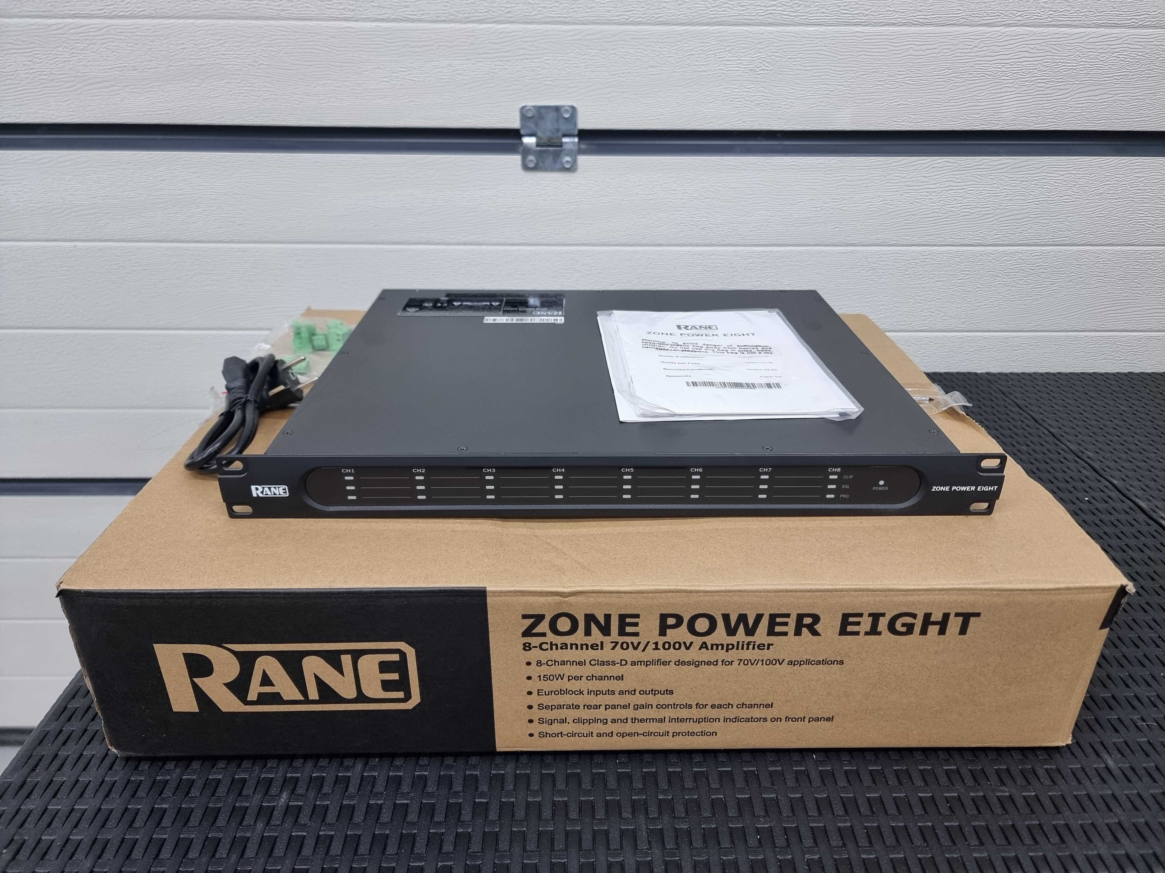 Końcówka mocy Rane zone power eight uszkodzony okazja nowy 3000pln