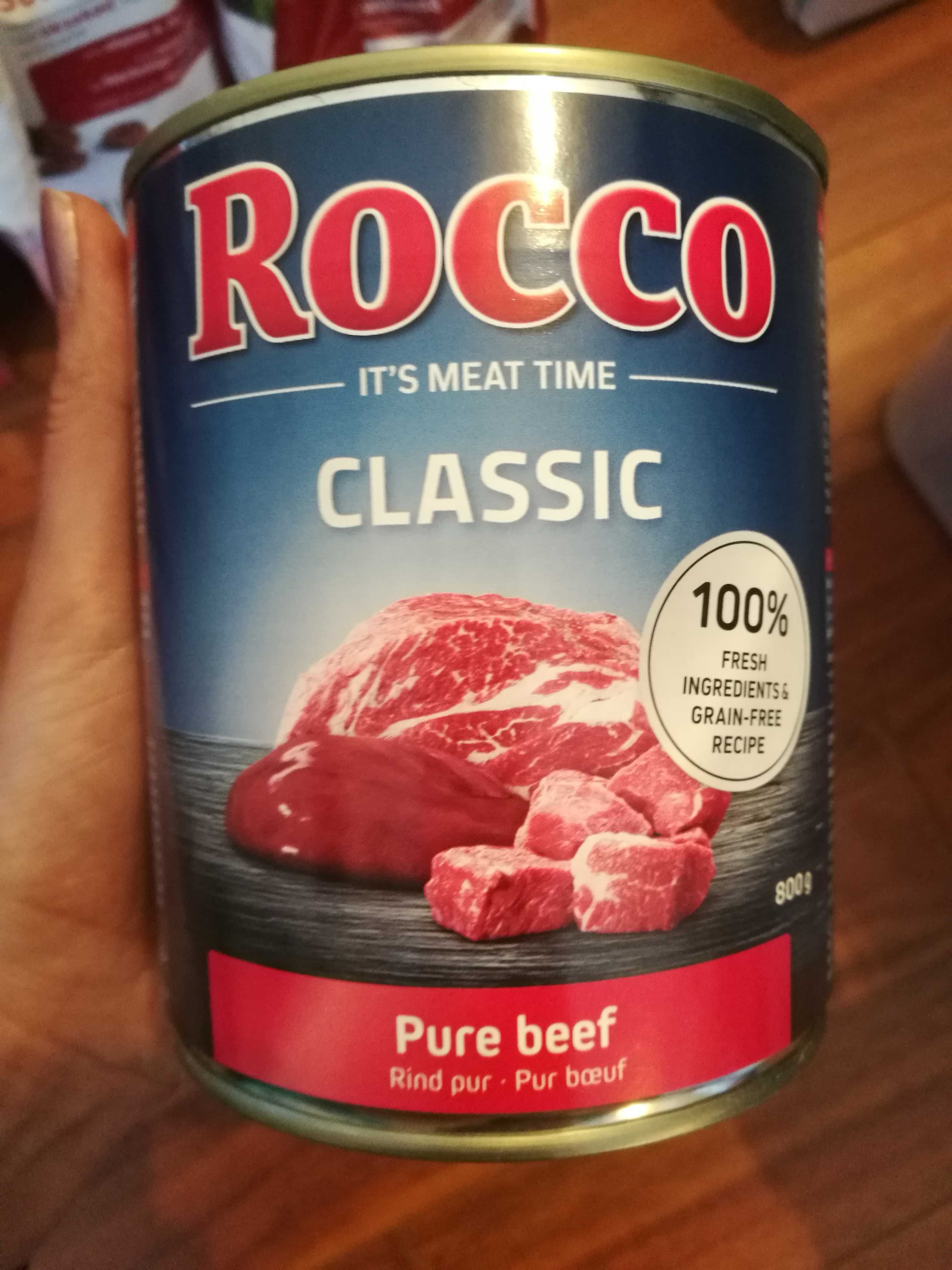 Karma Rocco Classic wołowina, 800g, 16szt. NOWA