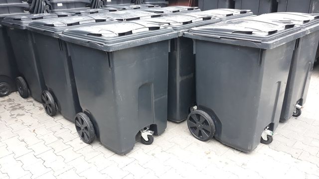 Pojemnik na odpady kosz na śmieci 370 litrów większy 240