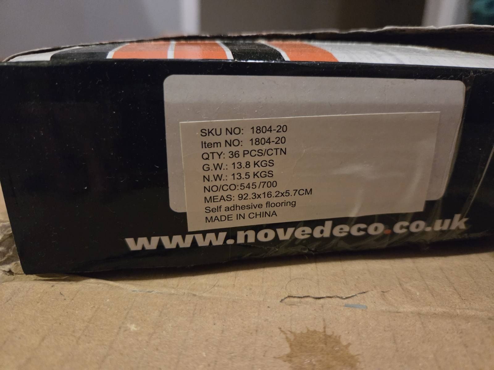 Panele winylowe Samoprzylepne deski braz GA804-20