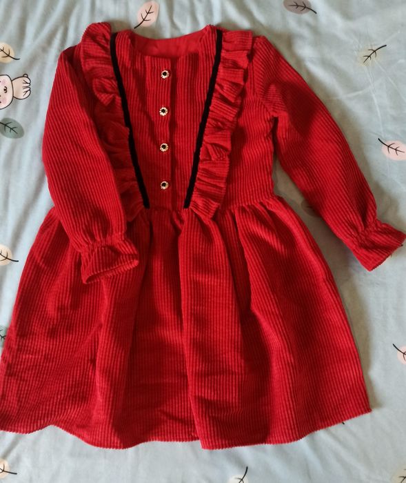 Платье вельветовое