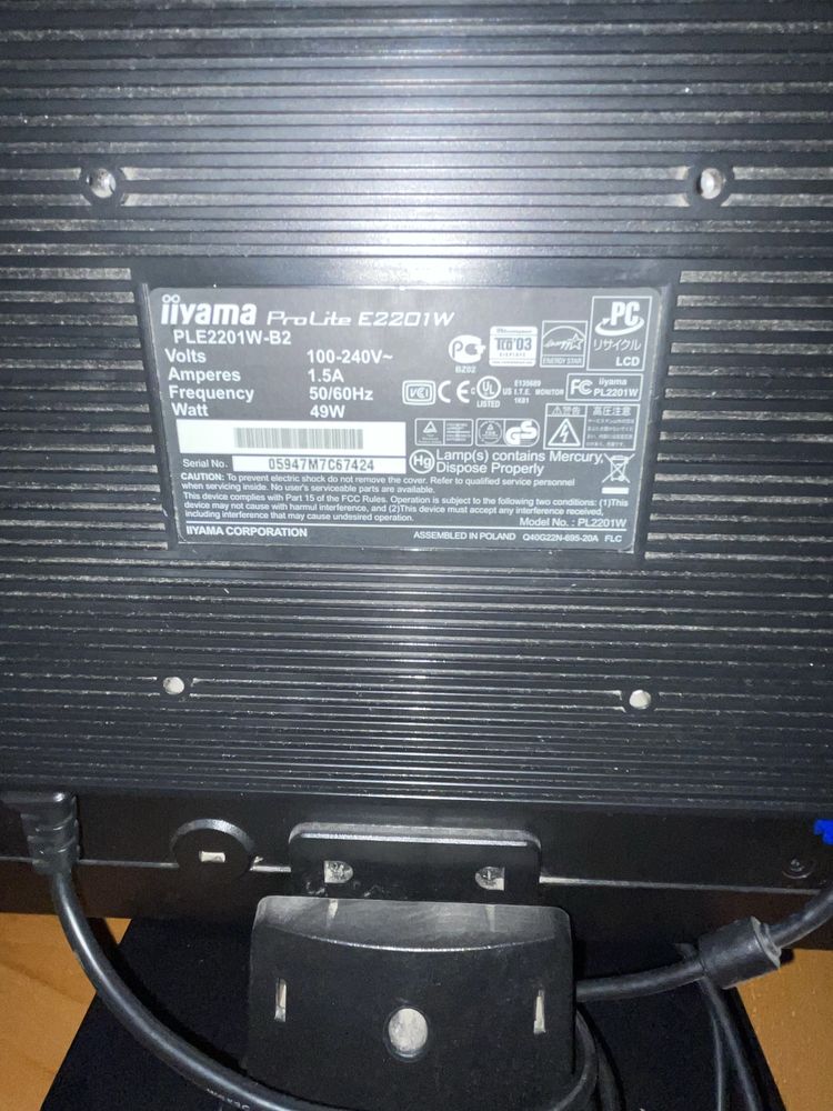 Monitor ILYAMA 19cali