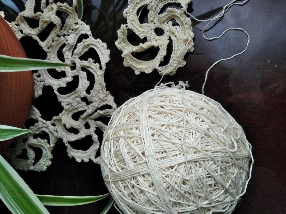 Нить х/ б для крючка .