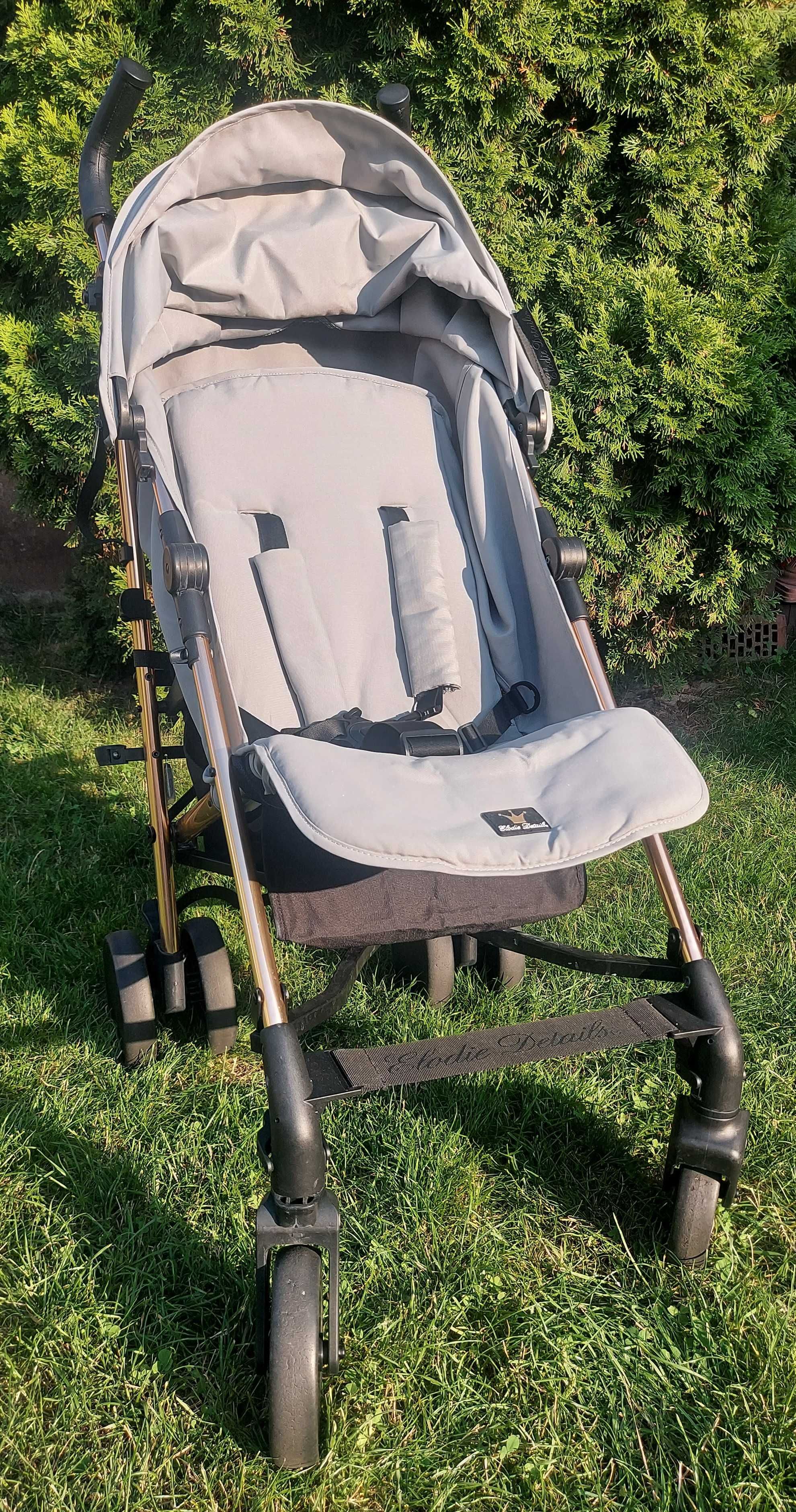 Wózek spacerowy Elodie Details Stockholm Stroller Golden Grey