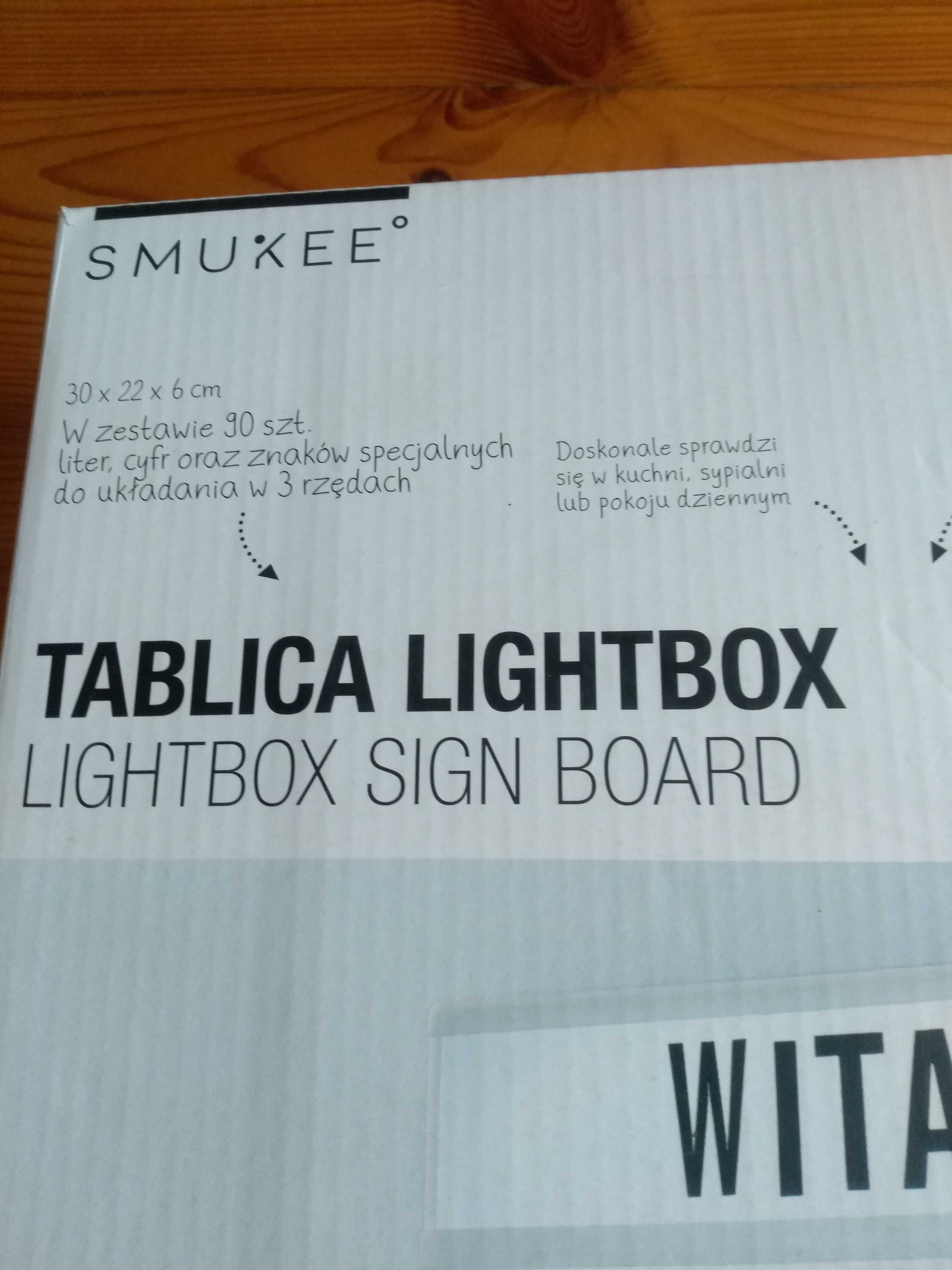 Tablica lightboox Smukee