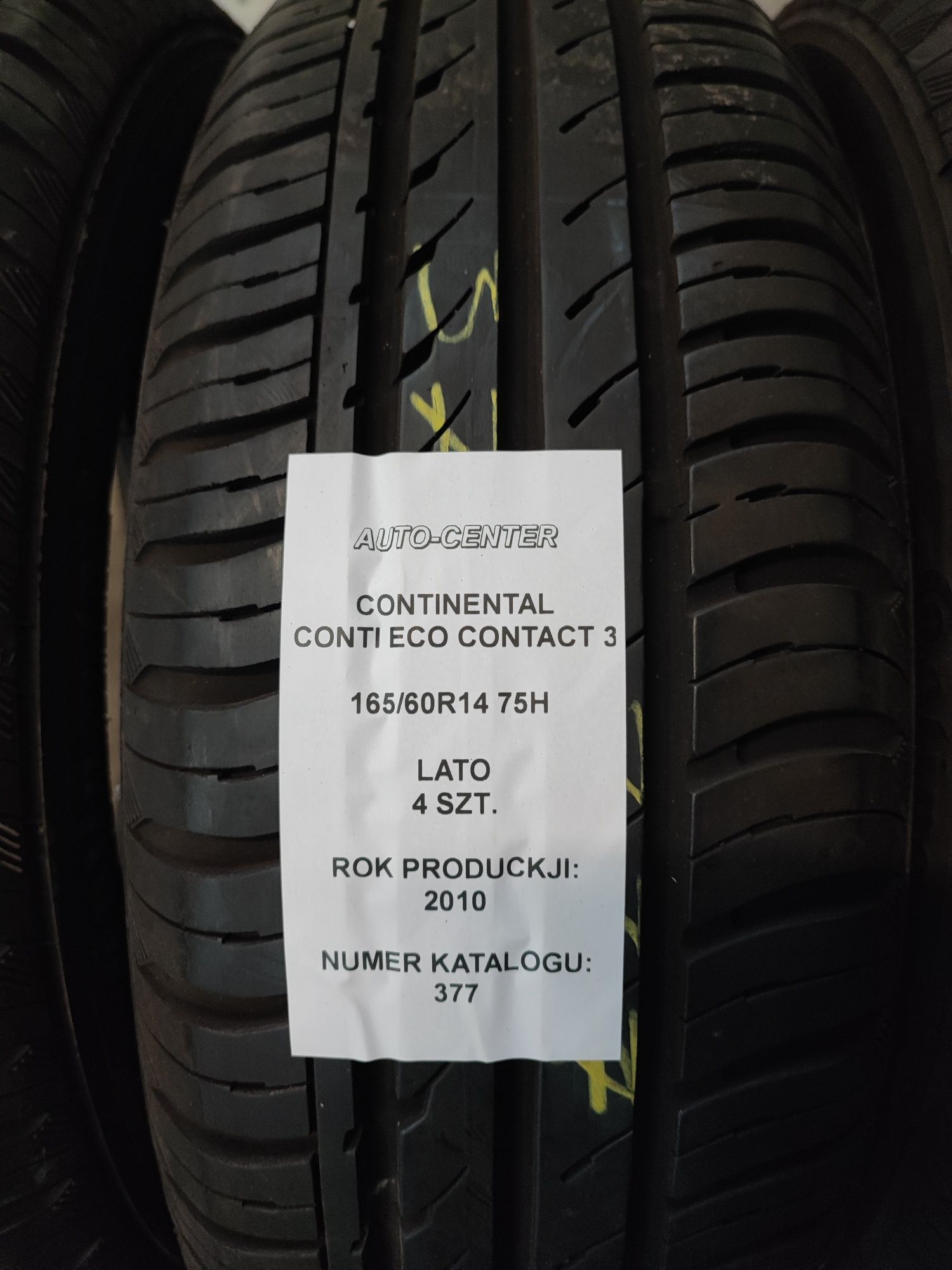 Opony letnie 165/60R14 75H Continental ContiEcoContact 3