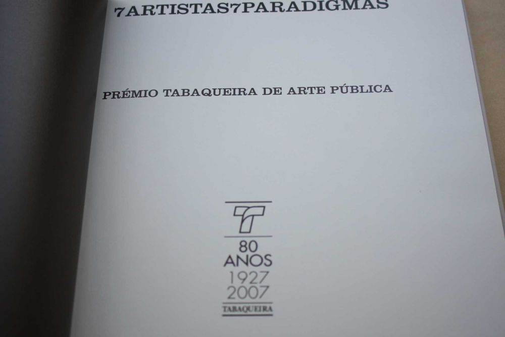 ' Sete artistas sete paradigmas Prémio tabaqueira // Vários
