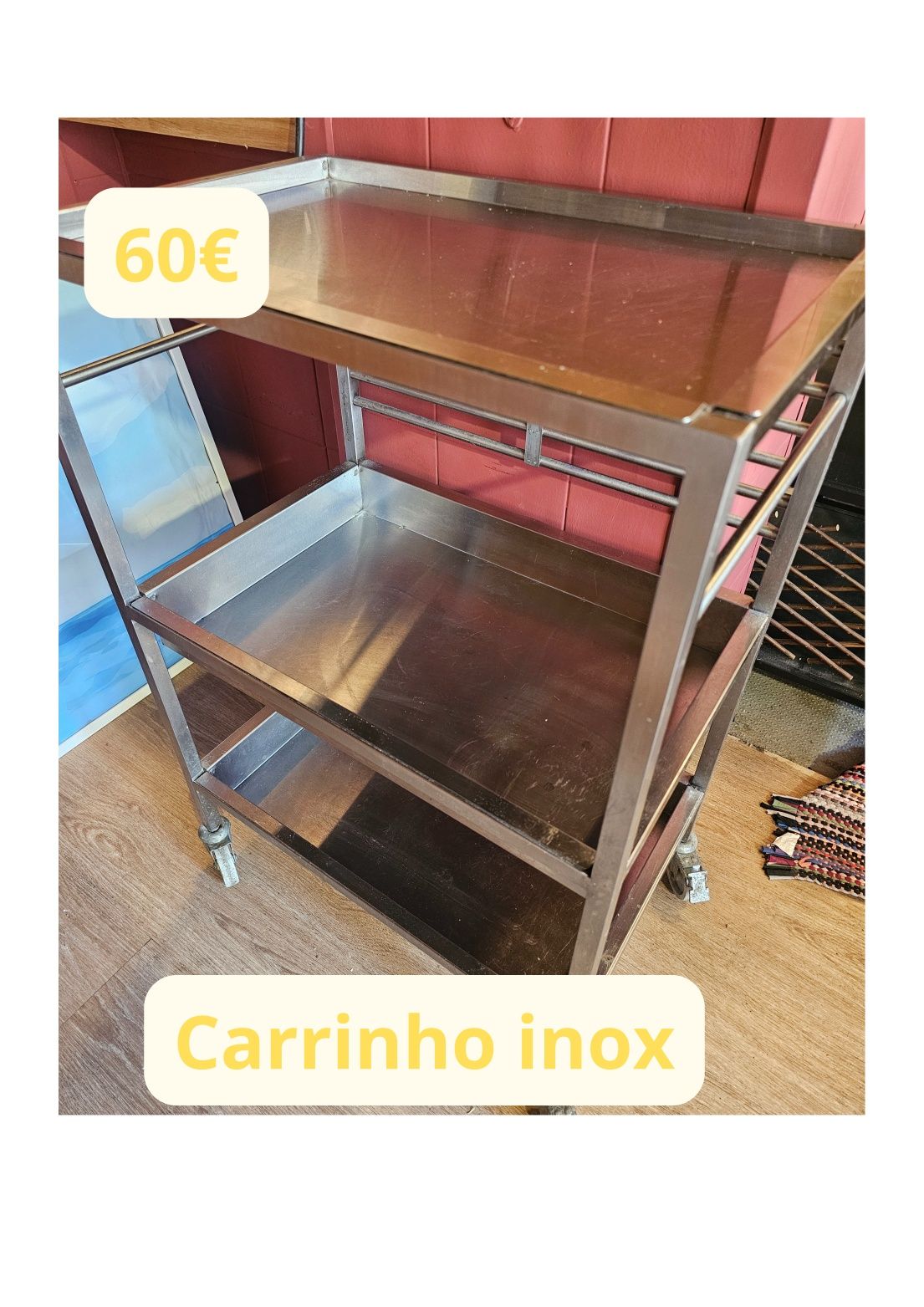 Recheio de restaurante para venda (hotte, inox, balcão,  bancada)