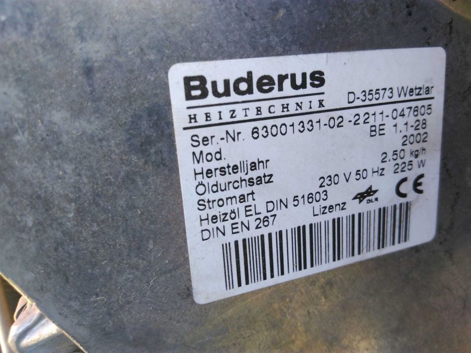 Piec olejowy Buderus 28-30 kW