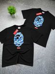 Оверсайз Футболка Supreme x Bape | Футболка Суприм с бирками