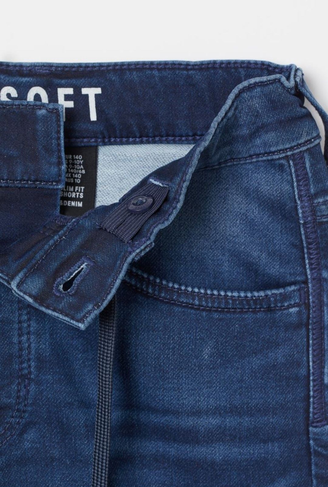 H&M szorty spodenki jeans super soft 146 jak nowe