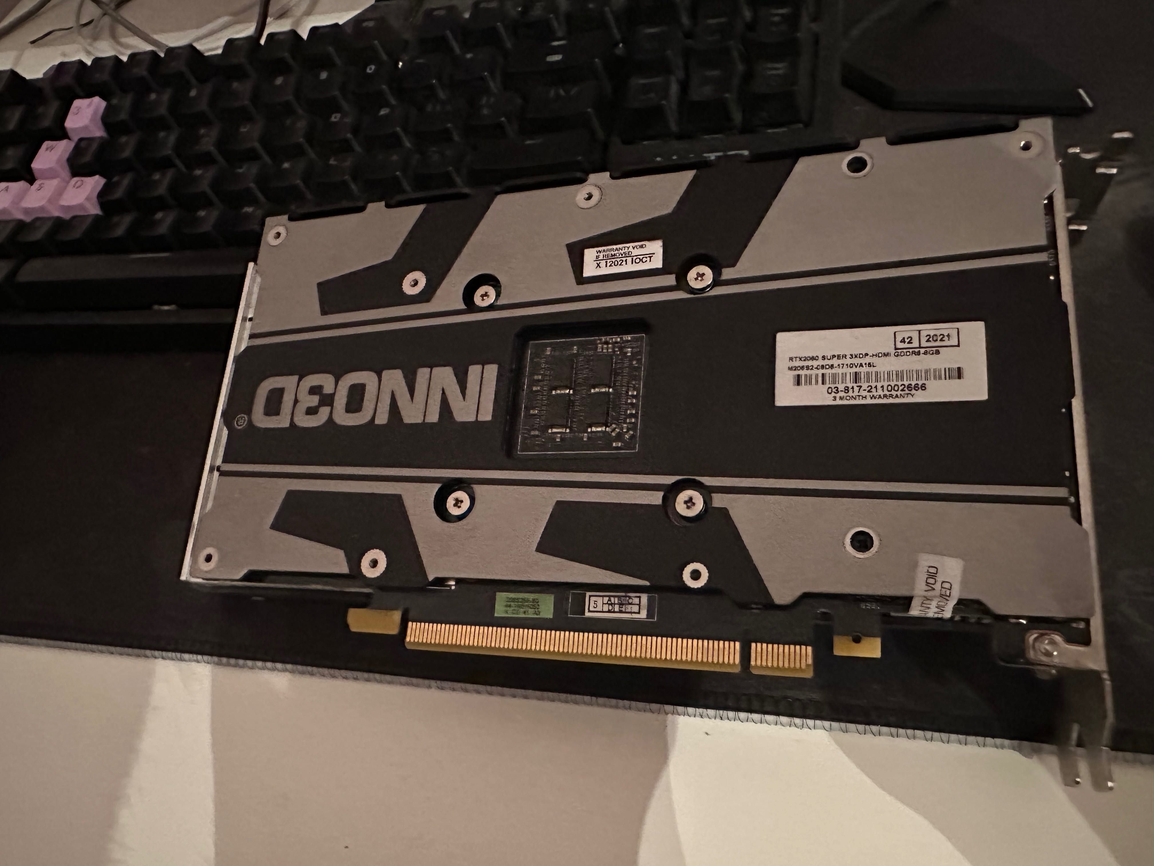 Відеокарта inno3d RTX 2060 super 8gb/256bit GDDR6 samsung