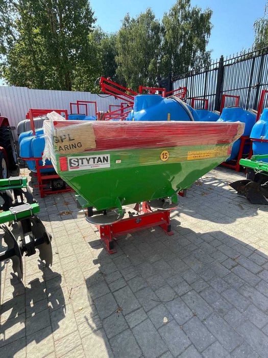 ГАРАНТІЯ \ Рум 1000кг STRUMYK \ Розкидач мінеральних добрив Польща