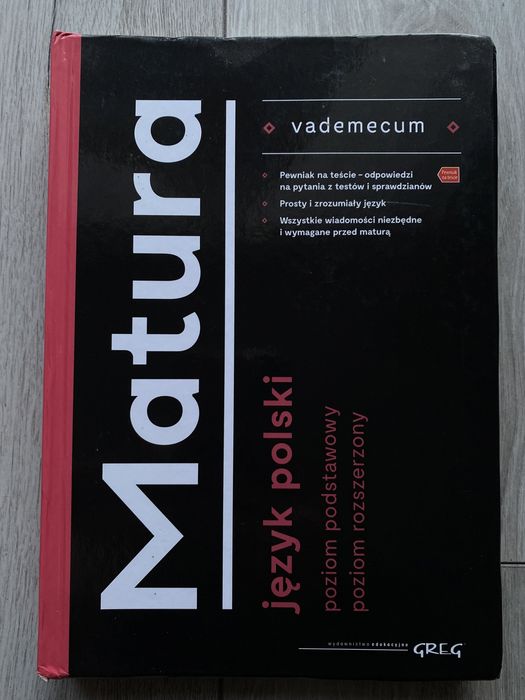 Repetytorium maturalne vademecum do języka polskiego