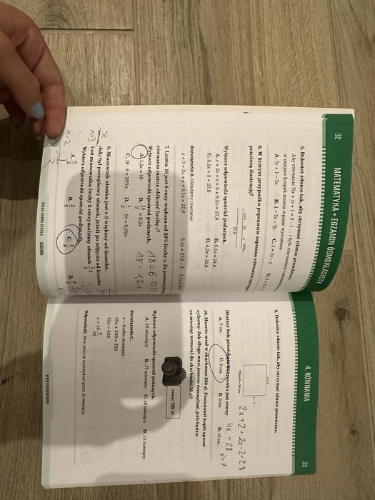 Matematyka egzamin ósmoklasisty