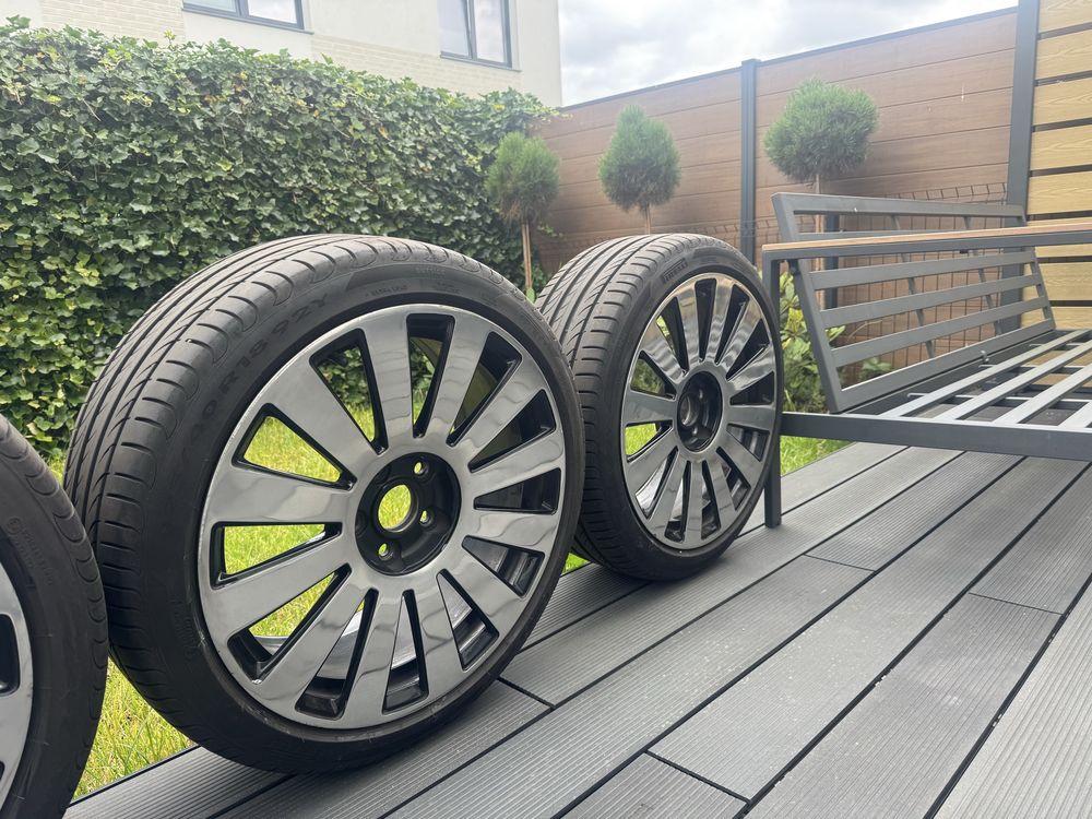Felgi 18” słoneczka 5x112 z oponami Pirelli Audi a8 a6 a4 Skoda Vw