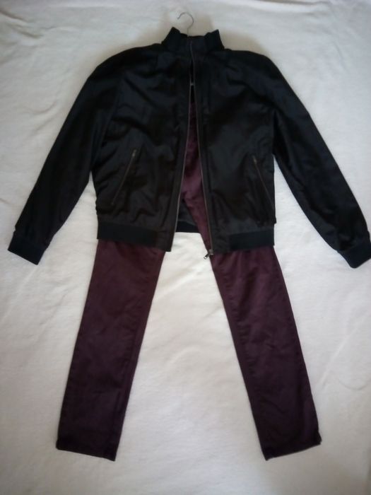 Zestaw firmy Zara (kurtka L + spodnie rozmiar 40 )