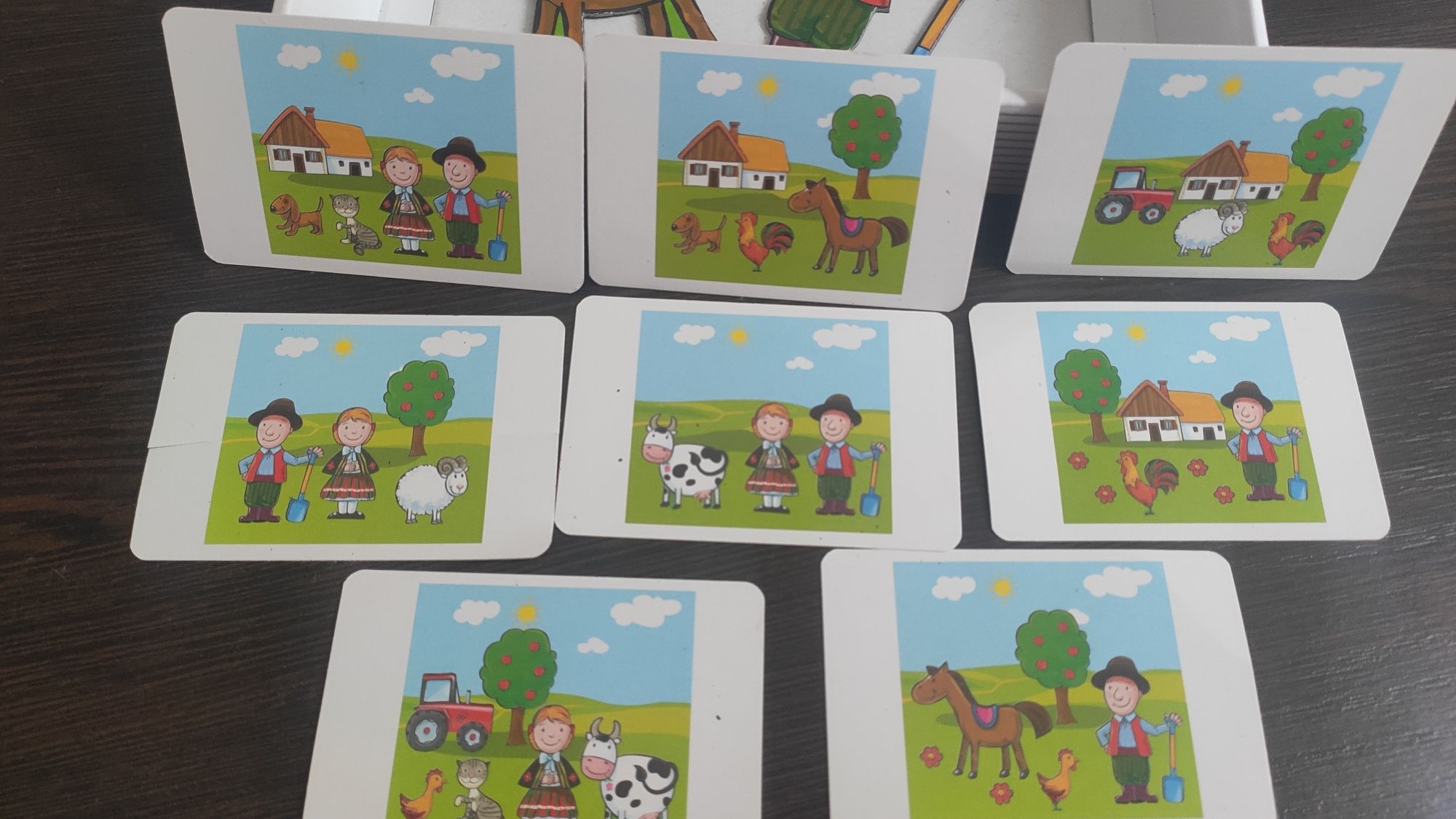 Puzzle magnetyczne Farma dla dzieci