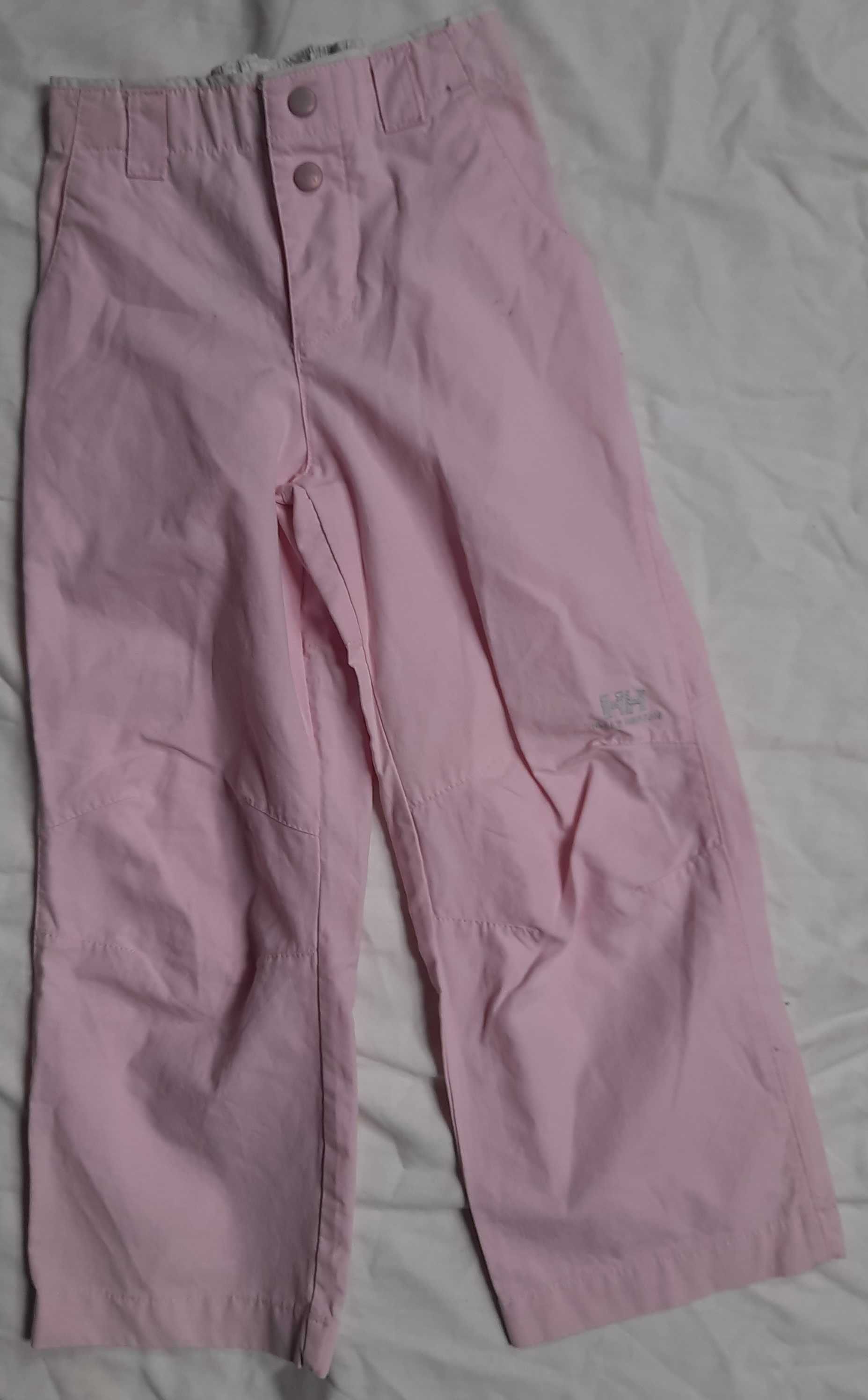 Helly Hansen spodnie różowe dla dziewczynki 110